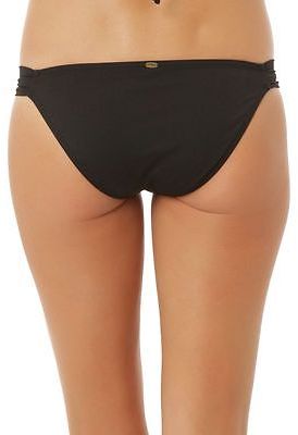 O'Neill Salt Water Solids Tab Side Bikini Bottom - Women's Black S
