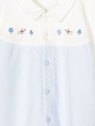 Familiar Cotton Embroidered-Design Babygrow