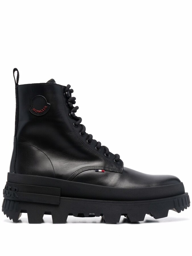 Moncler Leather Boots Men | Shop the world's largest collection of 