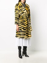 Thumbnail for your product : Stand Studio Double-Breasted Tiger Coat