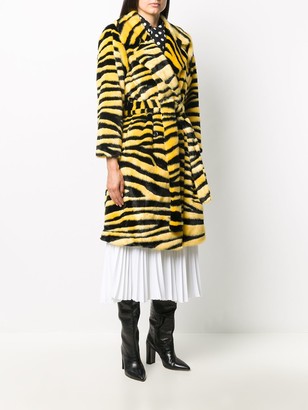 Stand Studio Double-Breasted Tiger Coat
