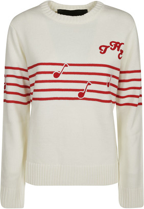 Marc Jacobs Knitted Music Note Sweater - ShopStyle