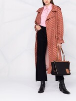 Thumbnail for your product : Manuel Ritz Lined Polka-Dot Trench Coat