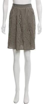 agnès b. Floral Print Knee-Length Skirt