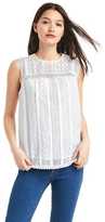 Thumbnail for your product : Gap Eyelet lace tank