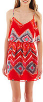 Thumbnail for your product : As U Wish Love Reigns Sleeveless Print Popover Dress