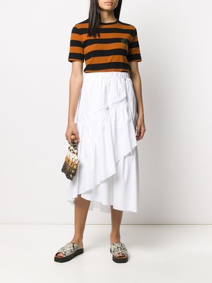 Twin-Set Layered Midi Skirt