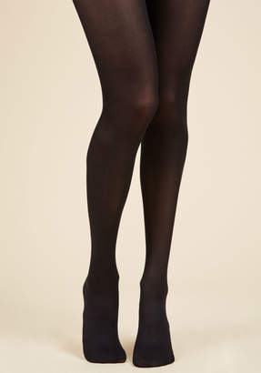 ModCloth Layer It On Tights in Black in L, XL
