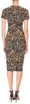 Thumbnail for your product : Victoria Beckham Marble-Print Short-Sleeve T-Shirt Dress, Black