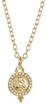 Thumbnail for your product : Temple St. Clair Angels Pave Diamond & 18K Yellow Gold Pendant