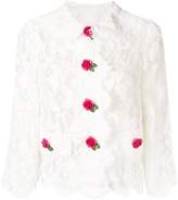 Thumbnail for your product : Dolce & Gabbana cropped lace jacket