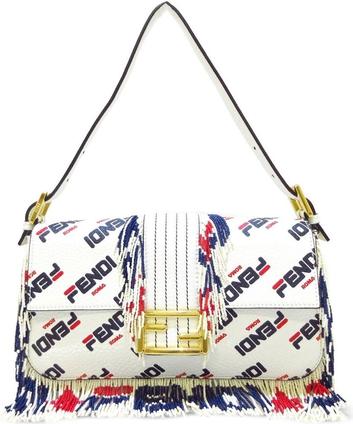Fendi Pre-Owned x Fila Mania Baguette shoulder bag - ShopStyle