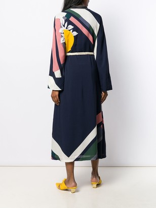 Tory Burch Embroidered Kimono Dress