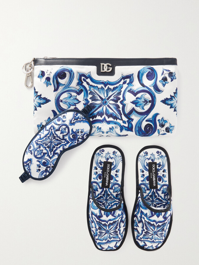 Dolce & Gabbana - Printed Travel Set - Blue
