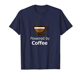 Powe by Coffee Tshirt Funny Coffee Drinker T-shirt