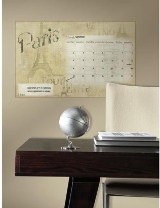 RoomMates 2.5 in. x 27 in. Paris Dry Erase Calendar Peel and Stick Wall Decals