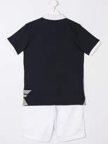 Thumbnail for your product : Emporio Armani Emporio Armani Kids TEEN sailboat print polo shirt