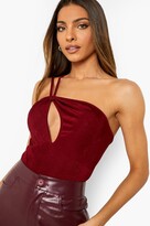 Thumbnail for your product : boohoo Cut Out Asymmetric Sleeveless one piece