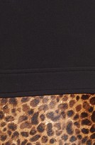Thumbnail for your product : Rachel Zoe 'Bijou' Leopard Print Sheath Dress with Genuine Calf Hair