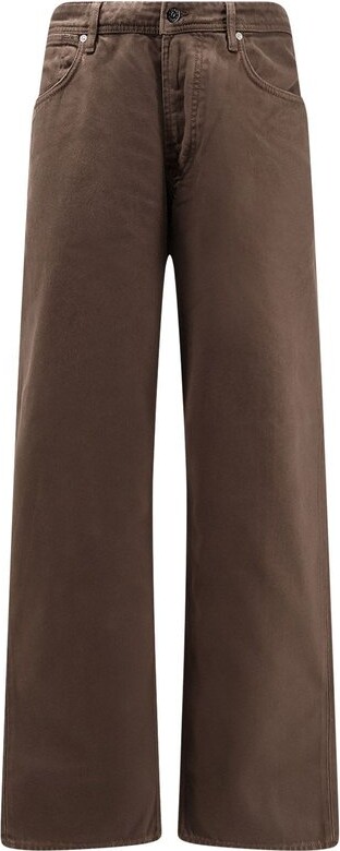 Stone Island Logo Patch Straight-Leg Pants