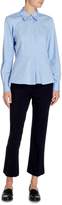 Thumbnail for your product : Ellen Tracy Button front long sleeve shirt with peplum