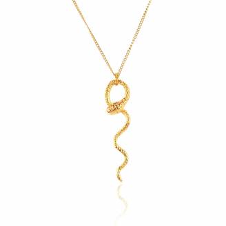 Momocreatura Waving Snake Necklace Gold