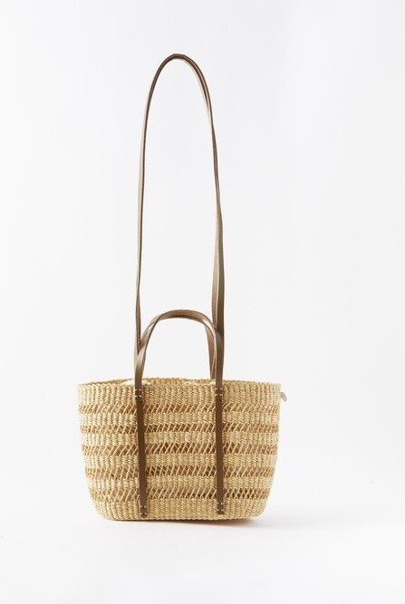 Muun Andrea Leather-trim Basket Bag - ShopStyle
