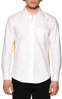 Thumbnail for your product : Palm Angels Honor Oxford Shirt w/Metallic Stripe, White Gold