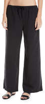 Thumbnail for your product : Seafolly Wide-Leg Drawstring Linen Beach Pants