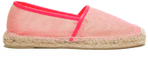 Thumbnail for your product : Stella McCartney Mesh Espadrille Flat