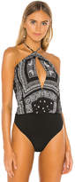 Thumbnail for your product : superdown Frida Halter Tie Bodysuit