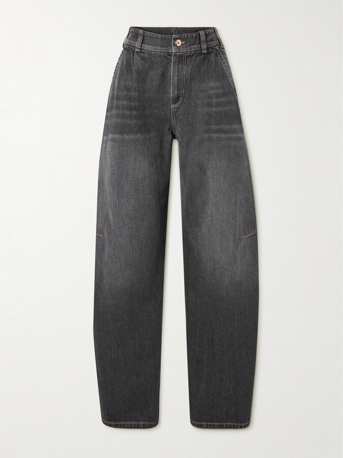 Brunello Cucinelli - Pleated Boyfriend Jeans - Blue