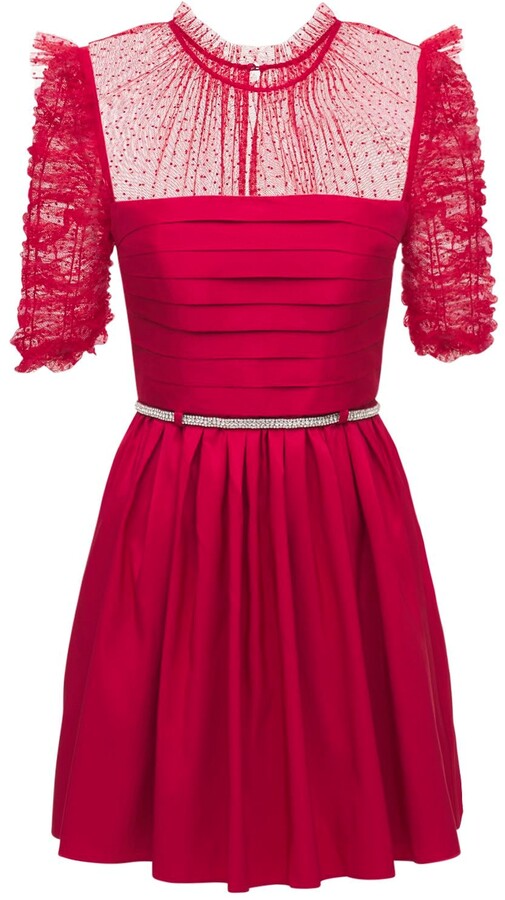Self-Portrait Red Women's Mini Dresses | Shop the world's largest 