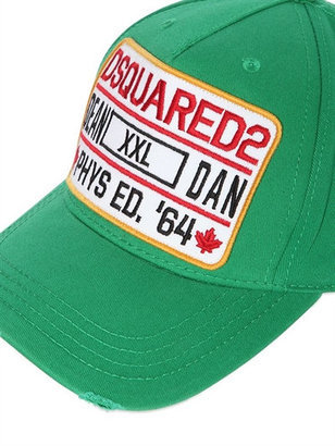 DSQUARED2 Patch Canvas Baseball Hat