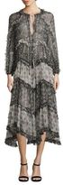 Thumbnail for your product : Zimmermann Divinity Ruffle Silk Dress