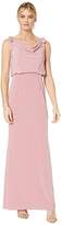Thumbnail for your product : Adrianna Papell Cowl Neck Crepe Evening Gown (Rose) Women's Dress