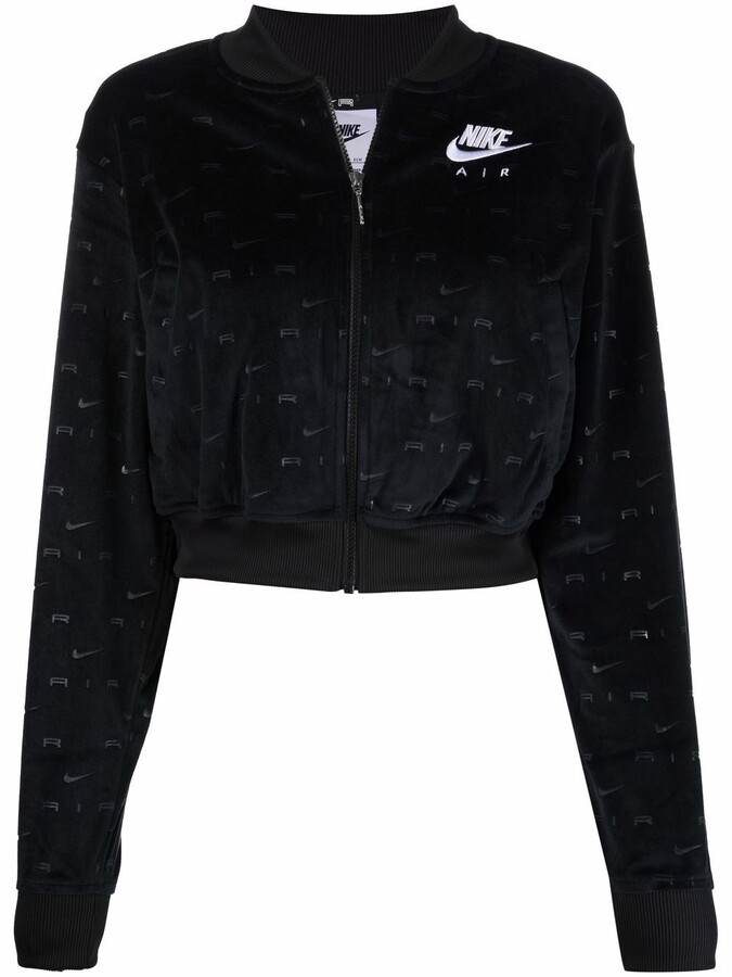 cropped athletic jacket