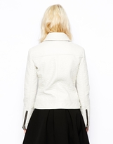Thumbnail for your product : ASOS Textured Biker Jacket