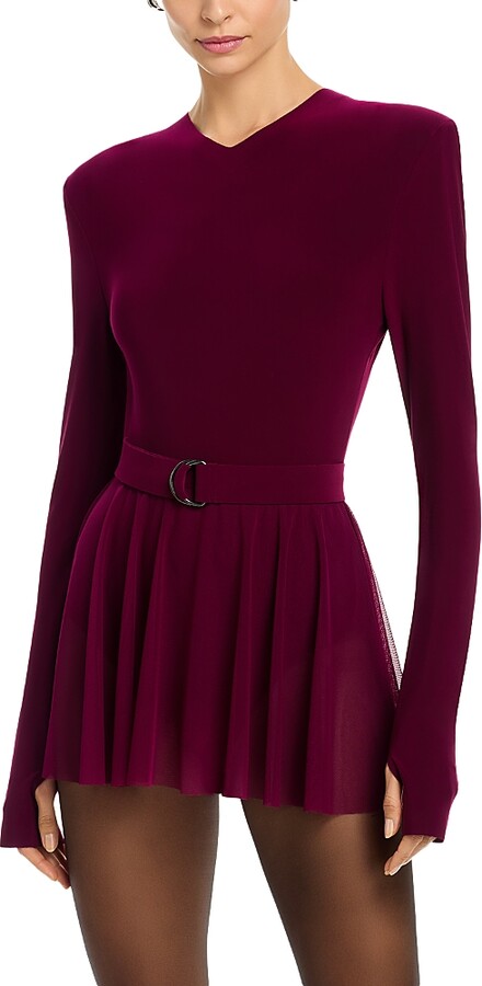 Norma Kamali Normal Kamali Flared Pickleball Dress