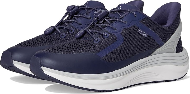 Kizik London Hands-Free Men's Walking Shoes Naval Academy : 14 M, Textile