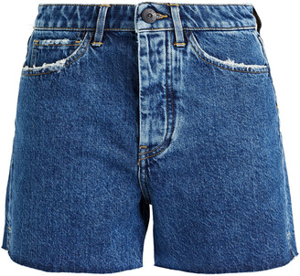 3x1 Distressed denim shorts