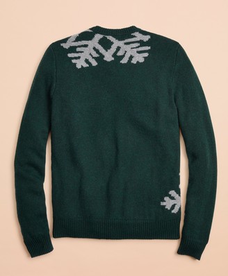 Brooks Brothers Snowflake Intarsia Sweater