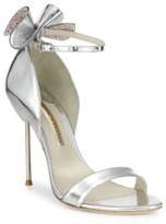 Thumbnail for your product : Sophia Webster Maya Metallic Leather Ankle-Strap Sandals