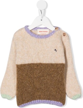 Bobo Choses Colour-Block Knitted Jumper