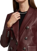 Thumbnail for your product : Veronica Beard Cooke Leather Jacket
