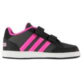 Thumbnail for your product : adidas Kids Girls Hoops Trainers Infant Suede Padded Ankle Collar Tongue Strap
