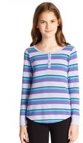 Thumbnail for your product : Splendid Girl's Wow Striped Henley Top