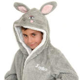Thumbnail for your product : A Type Of Design Personalised Grey Rabbit Dressing Gown Age 13 Years