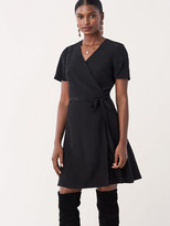 Thumbnail for your product : Diane von Furstenberg Savilla Silk Crepe de Chine Mini Wrap Dress