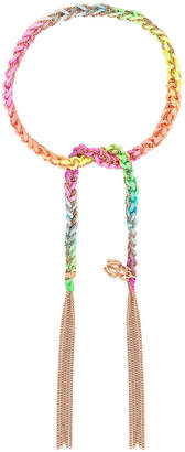 Carolina Bucci 18K Pink Gold Neon Strength Lucky Bracelet with Scarab